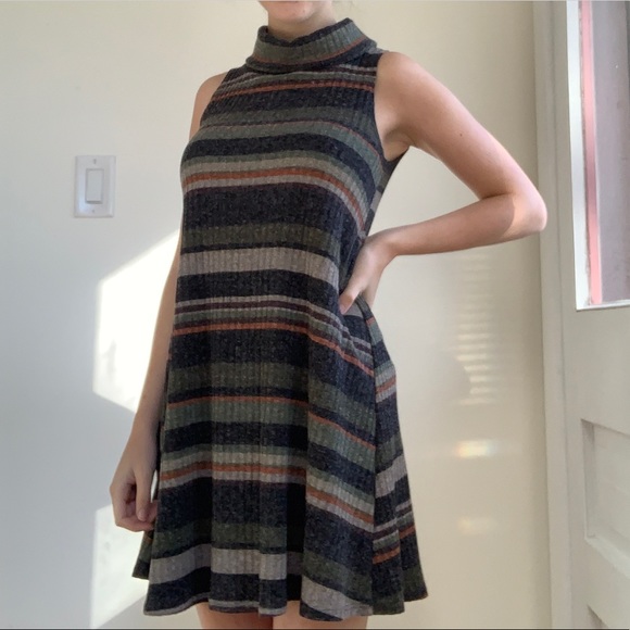 Embrace Sleeveless Turtleneck Dress - Picture 1 of 8